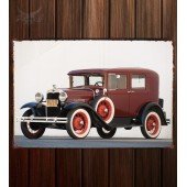 Металлическая табличка Ford Model A Deluxe Fordor Sedan